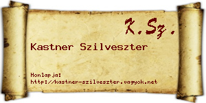 Kastner Szilveszter névjegykártya